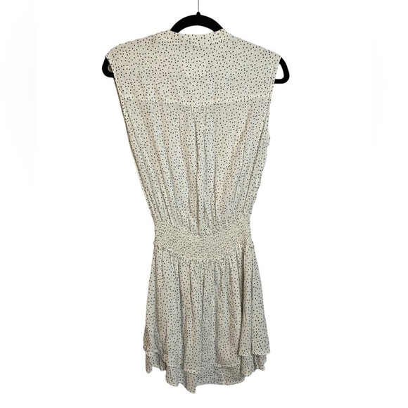 Rails Angelina Dress in Black Mini Stars Print w/ Smocked Waist Size XS - Picture 3 of 9